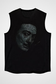 Salvador Dali Siyah Unisex Kolsuz Tişört