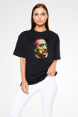 Salvador Dali Siyah Unisex Oversize Tişört T-Shirt