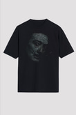Salvador Dali Siyah Unisex Oversize Tişört T-Shirt