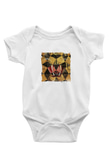Salvador Dali Unisex Baskılı Beyaz Bebek Body - Zıbın