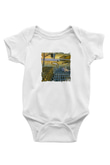 Salvador Dali Unisex Baskılı Beyaz Bebek Body - Zıbın