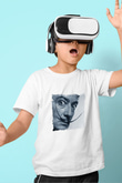 Salvador Dali Unisex Baskılı Beyaz Çocuk Tişört
