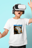 Salvador Dali Unisex Baskılı Beyaz Çocuk Tişört
