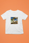 Salvador Dali Unisex Baskılı Beyaz Çocuk Tişört