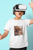 Salvador Dali Unisex Baskılı Beyaz Çocuk Tişört
