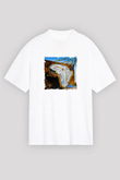 Salvador Dali Unisex Baskılı Beyaz Tişört