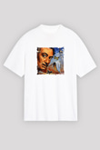 Salvador Dali Unisex Baskılı Beyaz Tişört
