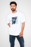 Salvador Dali Unisex Baskılı Beyaz Tişört