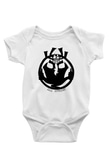 Samurai Jack Baskılı Beyaz Unisex Bebek Body - Zıbın