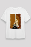 Samurai Jack Beyaz Unisex Tişört T-Shirt