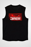 Samurai Jack Siyah Unisex Kolsuz Tişört