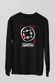 Samurai Jack Siyah Unisex Sweatshirt