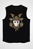 Samurai Jason Baskılı Siyah Unisex Tshirt