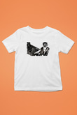 Sandman Baskılı Beyaz Unisex Beyaz Çocuk Tişört - Tshirt