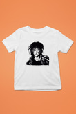 Sandman Baskılı Beyaz Unisex Beyaz Çocuk Tişört - Tshirt