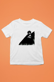 Sandman Baskılı Beyaz Unisex Beyaz Çocuk Tişört - Tshirt