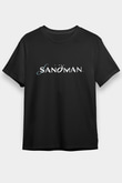 Sandman Baskılı Unisex Siyah Tişört - Tshirt