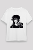 Sandman Unisex Baskılı Beyaz Tişört - Tshirt