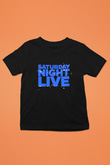 Saturday Night Live Baskılı Siyah Unisex Çocuk Tişört