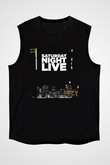 Saturday Night Live Siyah Unisex  Kolsuz Tişört