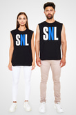 Saturday Night Live Siyah Unisex  Kolsuz Tişört