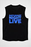 Saturday Night Live Siyah Unisex Kolsuz Tişört