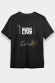Saturday Night Live Siyah Unisex Tişört