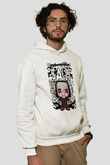 SAW - Billy Baskılı Unisex Beyaz Hoodie