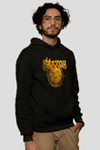 Saxon Siyah Unisex Kapşonlu Sweatshirt