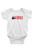 Scarface Baskılı Beyaz Unisex Bebek Body - Zıbın