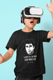 Scarface Baskılı Siyah Unisex Çocuk Tişört