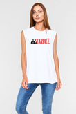 Scarface Beyaz Unisex Kolsuz Tişört