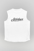 Scarface Beyaz Unisex Kolsuz Tişört