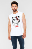 Scarface Beyaz Unisex Kolsuz Tişört