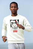 Scarface Beyaz Unisex Sweatshirt