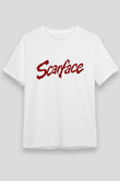 Scarface Beyaz Unisex Tişört T-Shirt