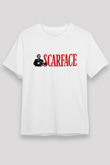 Scarface Beyaz Unisex Tişört T-Shirt
