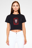 Scarface Siyah Crop Top Tişört