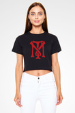 Scarface Siyah Crop Top Tişört