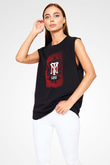 Scarface Siyah Unisex Kolsuz Tişört