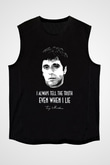 Scarface Siyah Unisex Kolsuz Tişört