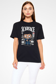 Scarface Tony Montana Baskılı Unisex Siyah Tişört