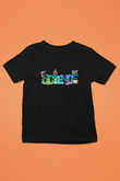 Science Baskılı Unisex Siyah Çocuk Tişört