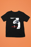 Scream Baskılı Siyah Unisex Çocuk Tişört