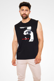 Scream Siyah Unisex Kolsuz Tişört