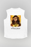 Secret Circle Beyaz Unisex Kolsuz Tişört