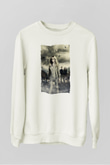 Secret Circle Beyaz Unisex Sweatshirt