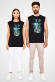 Secret Circle Siyah Unisex Kolsuz Tişört