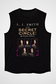 Secret Circle Siyah Unisex Kolsuz Tişört