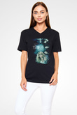 Secret Circle Siyah Unisex V Yaka Tişört
